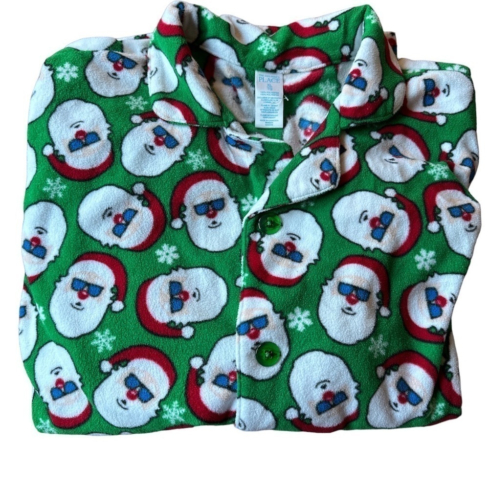 Pajama top Santa heads adult XL Christmas Jammie’s Xmas Holidays‎ family